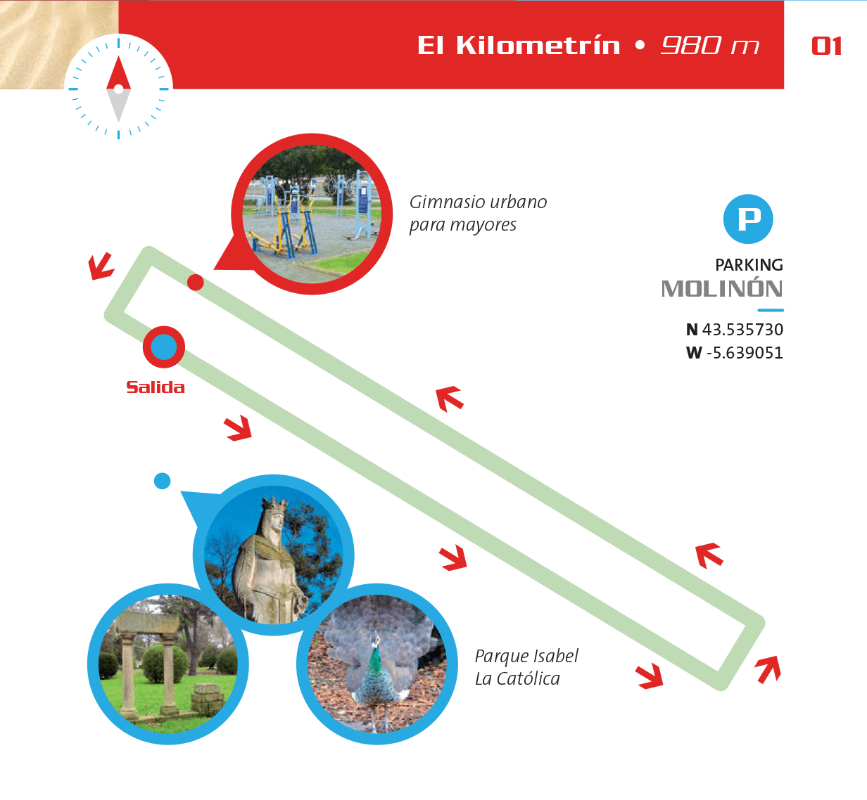 Detalles de la ruta EL Kilometrín